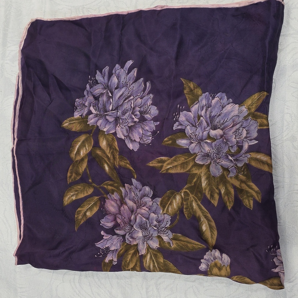 🔥 Floral Purple Scarf (FLAWED)